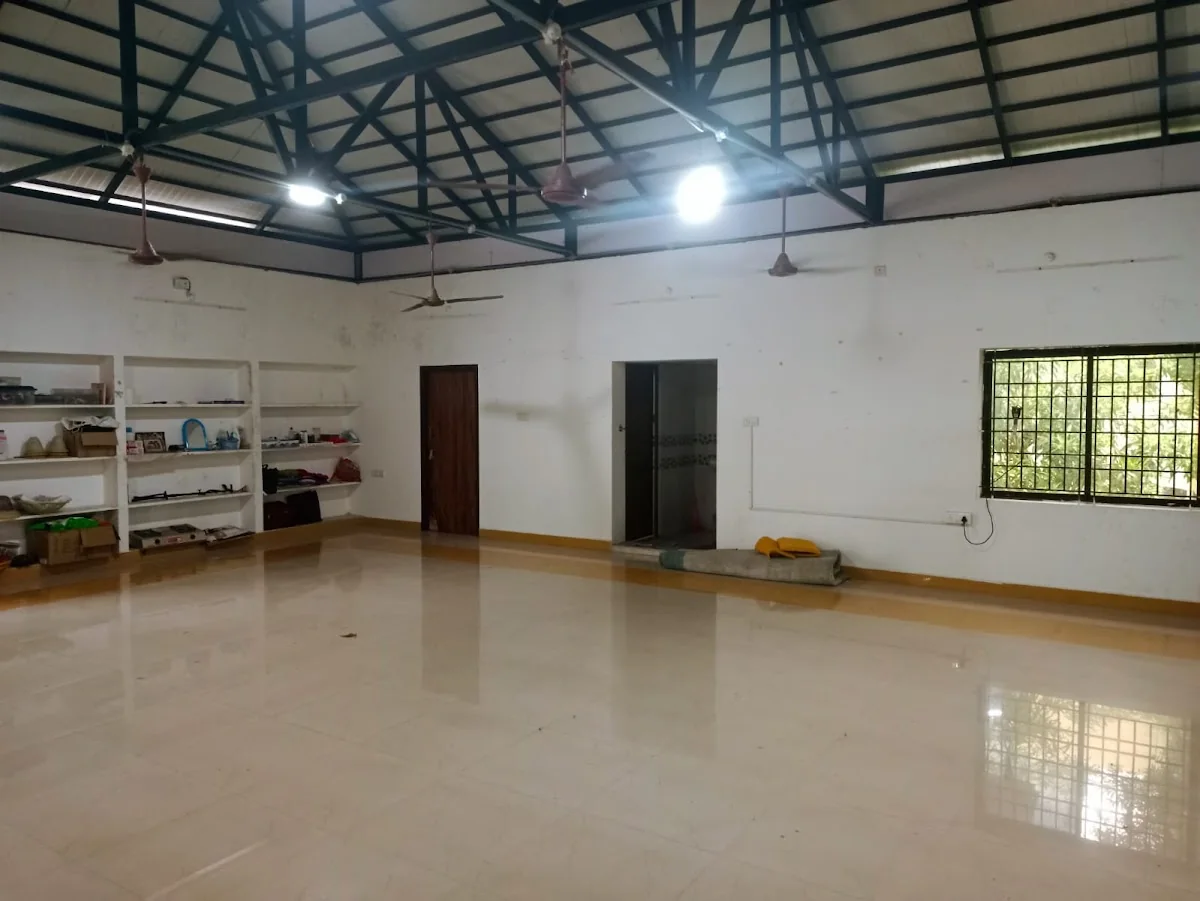 Open gym floor after interior renovation
