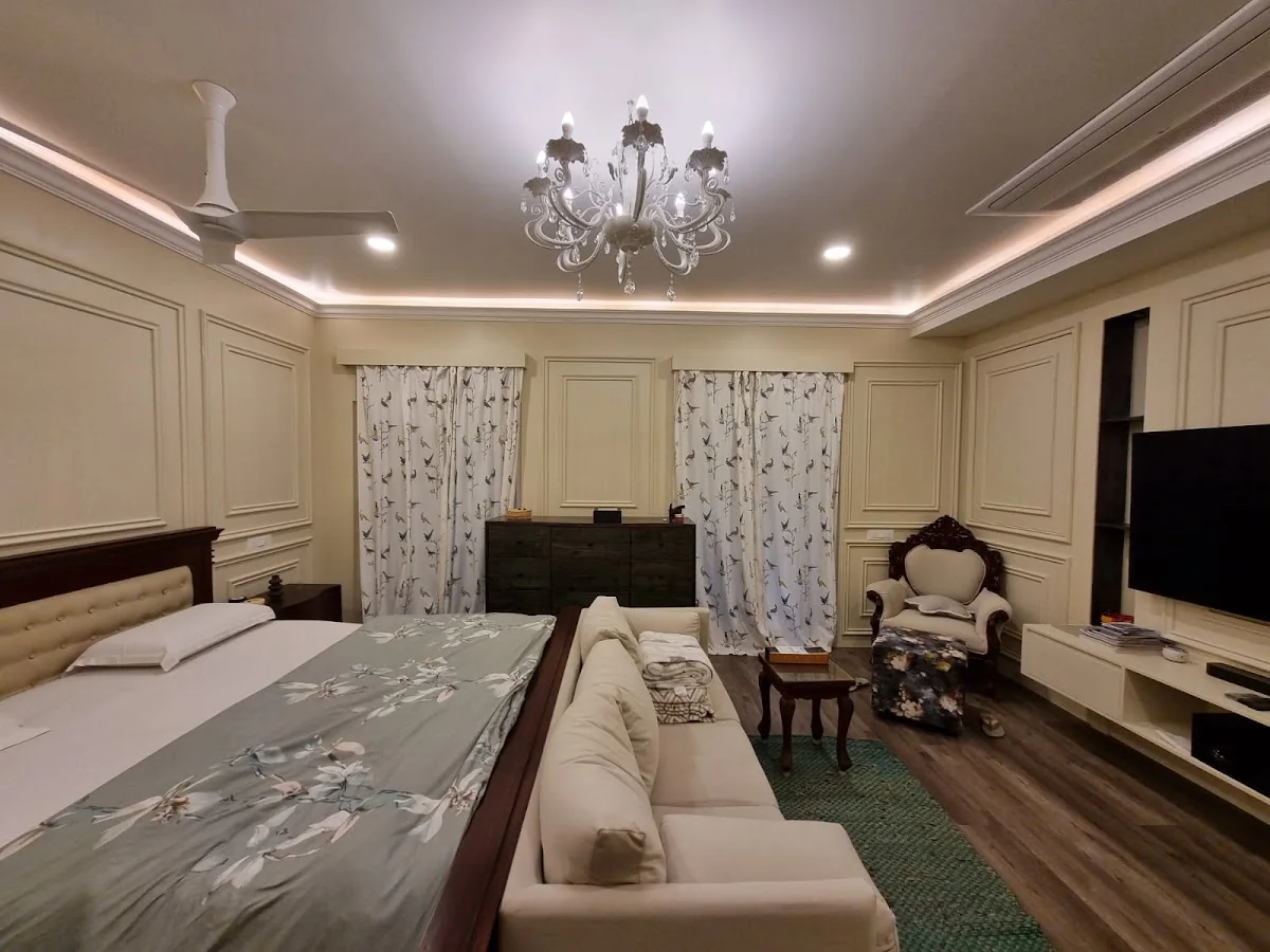 Alternative view of the completed master bedroom